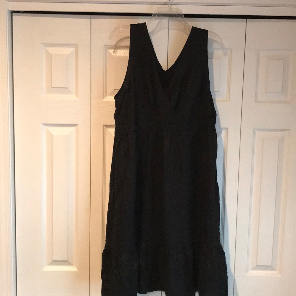 Perfect black linen dress